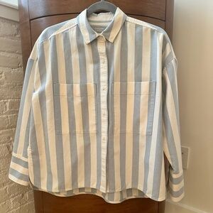 Everlane Boxy Oxford Greay Condition xs